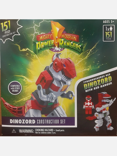 Set Construcción Power Rangers Dinozord Tyrannosaurus Rex