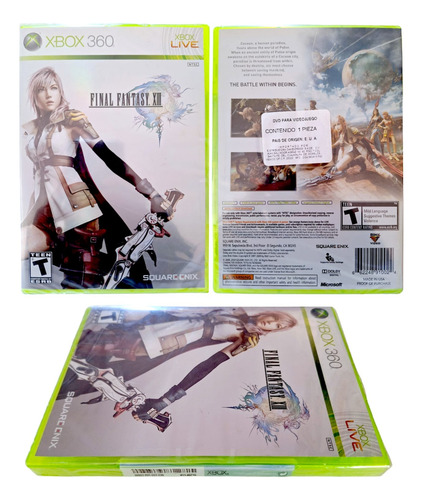 Final Fantasy 13 Xbox 360 Nuevo * Mundo Abierto Vg *