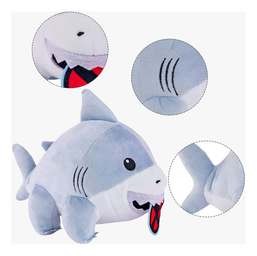 2pcs-jeff The Land Shark Lindo Tiburón De Peluche Suave