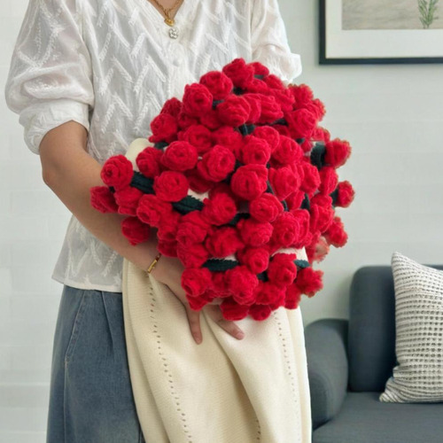 Manta Tejida Rosa Para Oficina Y Hogar, Regalo, 120 Cm