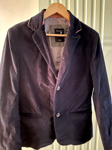 Saco Blazer Hombre Vete Al Diablo Pana Entallado Divino (Usado)