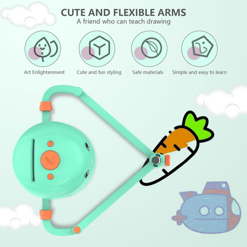 Robot Dibujante Educativo Interactivo For Niños Con Tarjetas