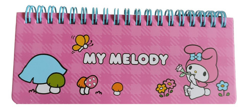 Libreta Horizontal Apuntes Hello Kitty Original Sanrio