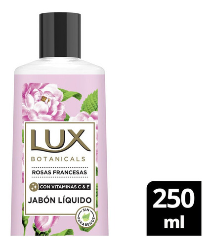 Jabon Liquido Cuerpo Lux Botanicals Rosas Francesas X 250 Ml