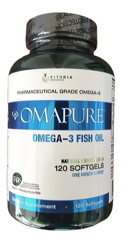 Omega 3 Puro 3500mg X120 Destilado Sin Mercurio Cert Ifos 5