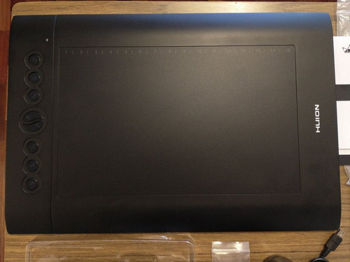 Huion Tableta De Diseño H610 Pro Accesorios Completos