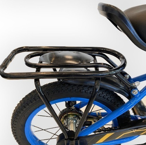 Imagen 6 de 9 de Bicicleta Infantil Rodado 14 Randers Azul Mundo Gym