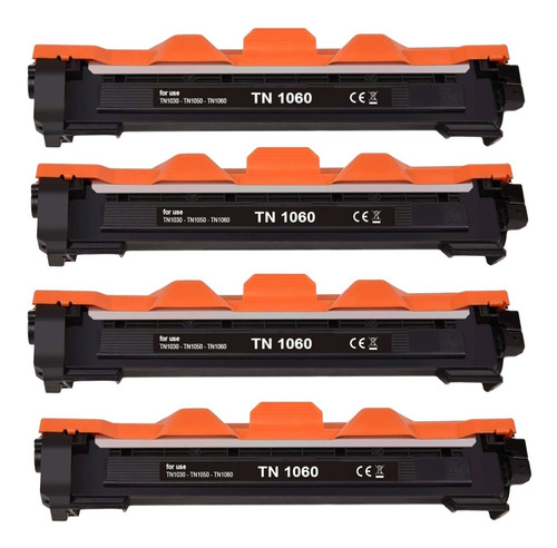 Kit 4 Toner Tn 1060 Hl1202 Hl-1210w Hl-1210 Hl-1212w Hl1212