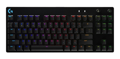 Teclado Logitech G Pro Tkl Gx Blue Clicky Rgb Lyghtsync