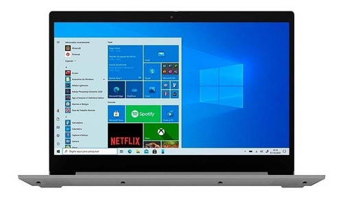 Imagem 2 de 6 de Notebook Lenovo IdeaPad 15IML05 platinum gray 15.6", Intel Core i3 10110U 4GB de RAM 1TB HDD, Intel UHD Graphics 620 1366x768px Windows 10 Home