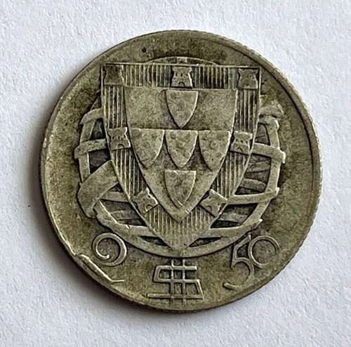 Antigua Moneda De Portugal - 2,5 Escudos Plata - 1946