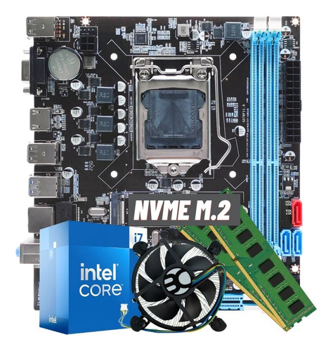 Kit Gamer I7 3770 + 16gb Ddr3 + Placa Mãe M2 Lga1155 Usb 3.0