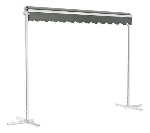 Toldo Autosoportado Retractil 4x3mt Gris