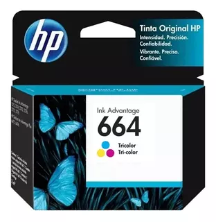 Cartucho Hp De Tinta Color Hp 664 Original ( F6v28al)