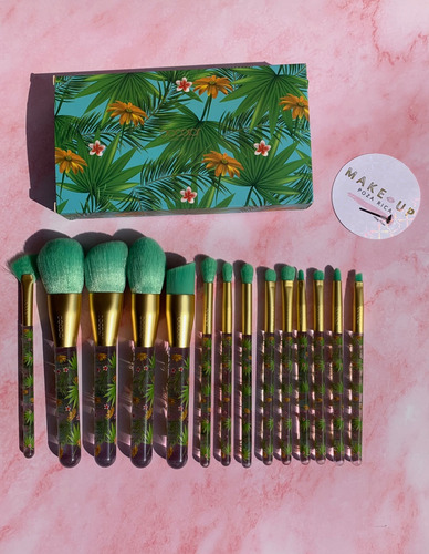Set Brochas Ojos Tropical X Docolor Original 100%
