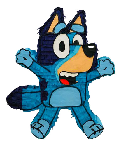 Piñata Bluey Artesanal De Tambor