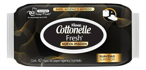 3 Pzas Toallas Húmedas Kleenex Cottonelle Con 42 Pzas