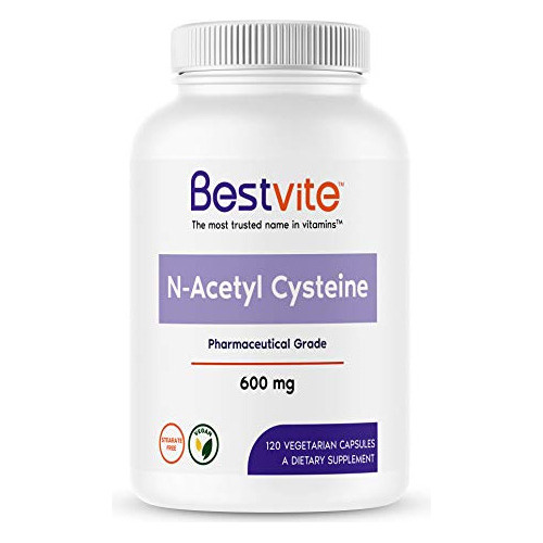 N-acetil Cisteina 600 Mg Nac Bestvite 120 Capsulas