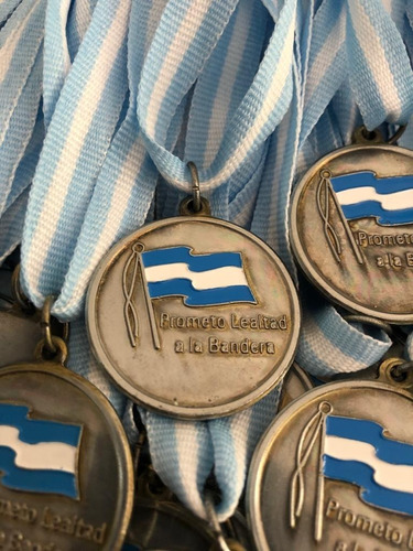 Diploma + Medalla Jura De Bandera + Cinta