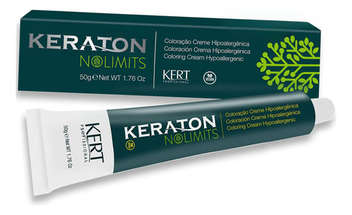 Tinta Keraton No Limits Hipoalergênica S/ Amônia E Ppd 50g Tom 8.0 Louro Claro