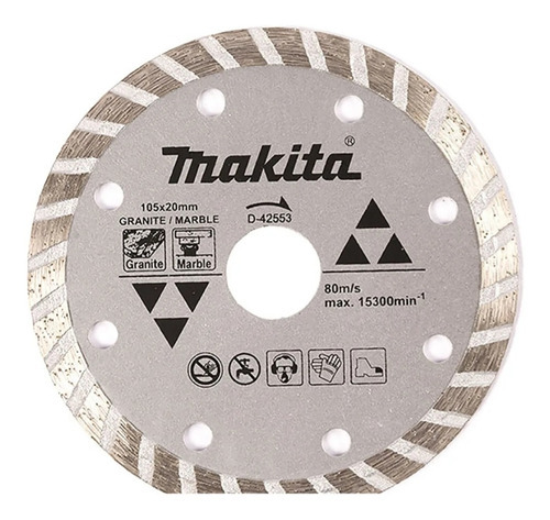 Makita D-42553 Disco Diamante 4 1/8  X 20mm Liso P/granito Y