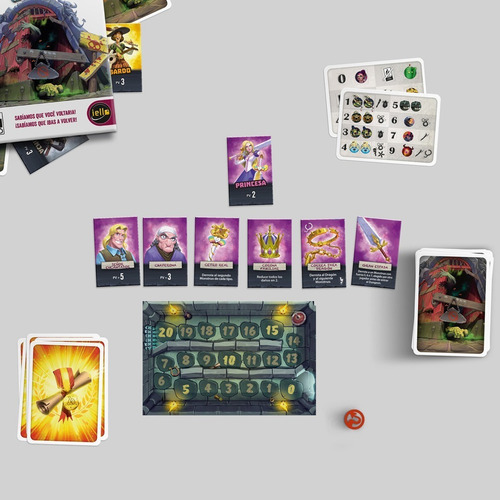 Imagen 2 de 8 de Juego De Mesa Welcome Back To The Dungeon Bureau Muy Lejano