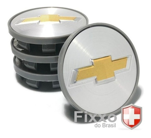 Imagem 1 de 4 de 4 Calotinhas Tampa Roda Chevrolet Onix 2013 Em Diante 60mm
