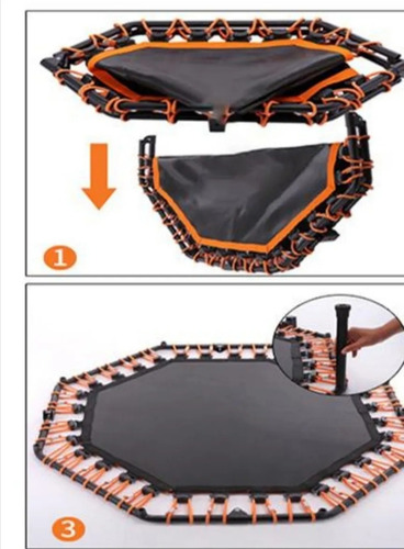 Cama Elástica Alauvi Sport De Acero Plegable Exagonal