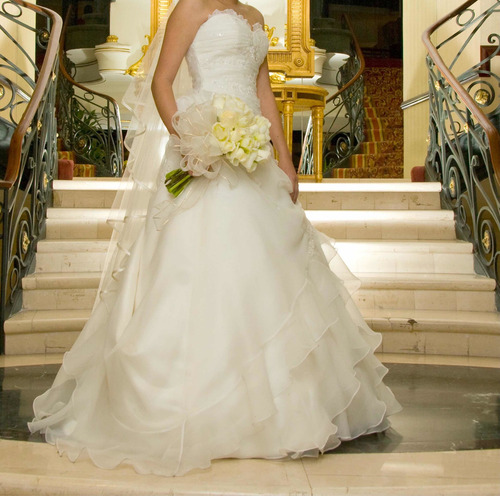 Hermoso Vestido De Novia, Marca N&n (sucursal Polanco) (Usado)