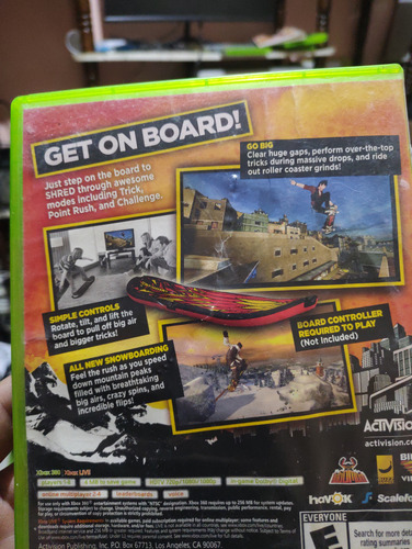 Tony Hawk Para Xbox 360 (Reacondicionado)