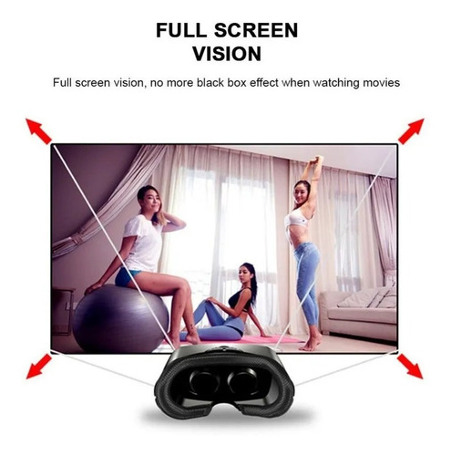 Imagen 4 de 8 de Gafas 3d Vr Mando A Distancia Para Vr Y Juegos De Películ
