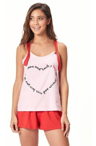 Imagen 3 de 6 de Pijama Musculosa Short Verano Sweet Victorian - Art. 642-20