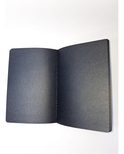 Cuaderno Hojas Negras Estrellas Y Luna 21x14.5 Cm Negro 2