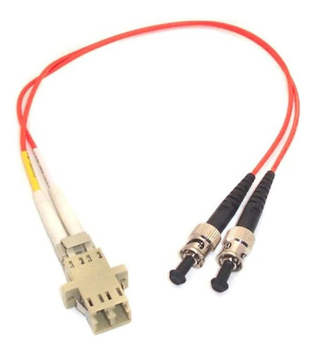 Cable De Adaptador De Fibra Optica 1 Ft Lc (hembra) A St (m