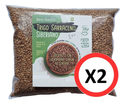 Trigo Sarraceno Siberiano, Sin Cáscara 2 X 1kg