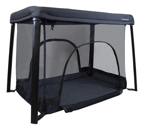 Cuna Corral 3 En 1 Eclipse Safe & Sleep Negro Bebesit