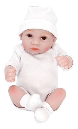 Muñeca Newborn Bebé Recién Nacido Articulada 28 Cm Silicona