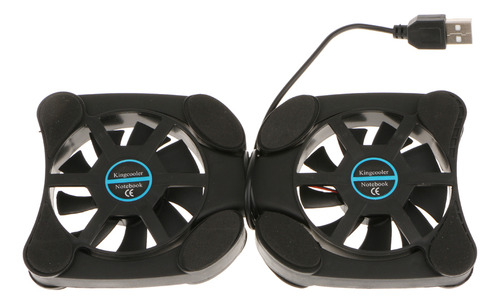 Portátil Usb Plegable Dos Ventiladores De 70mm Portátil