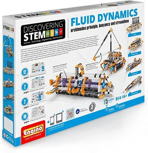 Engino Discovering Stem Fluid Dynamics | 5 Modelos De Traba.