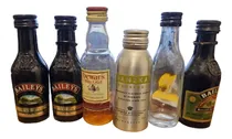 Comprar Lote 7  Minibotellias Vacias Licores Y Whiskies