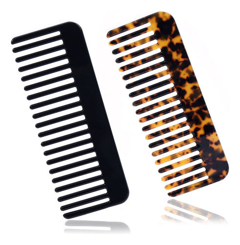 Fsmiling Peine Para Desenredar El Cabello Peine De Dientes A