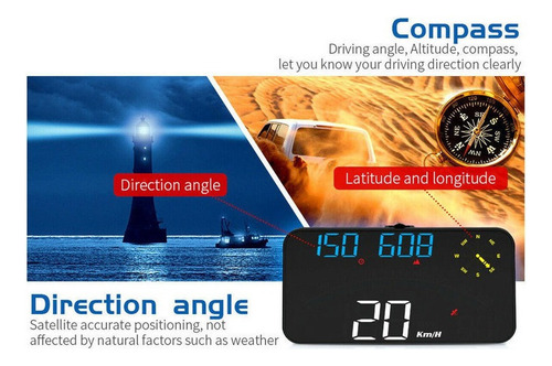 L Velocímetro Digital Con Pantalla Gps Universal Para Coche