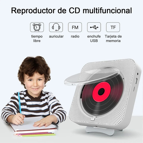 Reproductor De Música Portátil Reproductor De Cd Bluetooth R