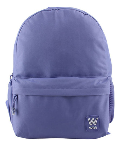 Wbr mochila 17 espalda -lisa- violeta
