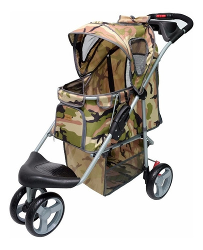 Carrinho Passeio Para Pet Jogger Camoflado