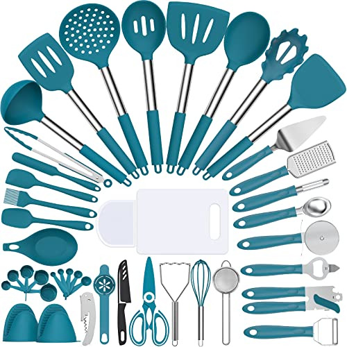 Set Utensilios De Cocina De Silicona, 43 Pcs