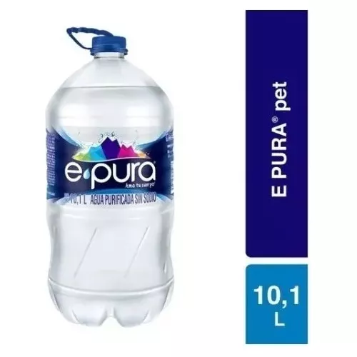 Epura, Agua Natural sin Sodio en Bidón de PET de 5 Litros (1 New Version 5  litros) : : Alimentos y Bebidas