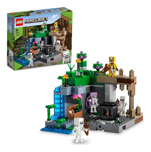 Lego Minecraft La Mazmorra Del Esqueleto Con Cuevas, Figuras
