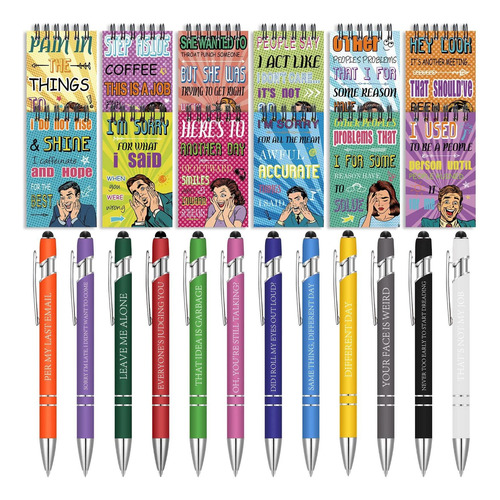 24 Piezas Juego De Regalos Divertidos Cuadernos Con Refranes .