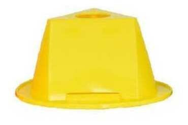 Zoro Select 03-500-828-y Pallet Cones,hdpe,8 9/10 In L Base